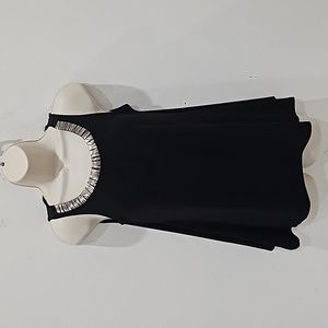 White House Black Market Top Size XS Black sliver Halter Neckline